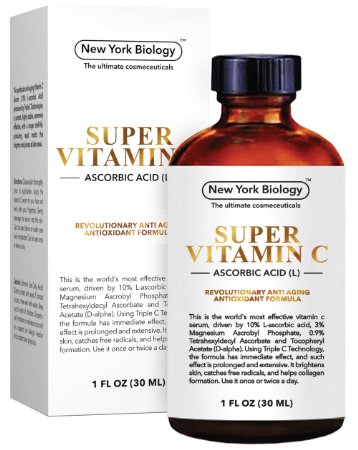 Vitamin C Serum L Ascorbic Acid - Anti Aging Serum Helps Fight Age Spots, Dark Cirlces and Wrinkles 30ml 1fl oz