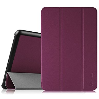 Fintie Samsung Galaxy Tab A 8.0 Case - Ultra Slim Lightweight Smart Shell Stand Cover with Auto Sleep/Wake Feature for Tab A 8.0 Inch Tablet, Purple