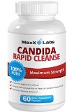 Best Candida Cleanse Supplement - NEW - Guaranteed to Eliminate Candida Overgrowth - Powerful Treatment - Use Extra Strength Highly Potent Yet Gentle Formula to Clear Yeast Infection 60 Capsules