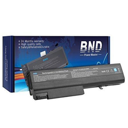 BND Laptop Battery [with Samsung Cells] for HP EliteBook 8440p 8440w 6930p / Compaq 6730b 6735b 6530b / ProBook 6440b 6445b 6540b 6545b - fits PN 482962-001 / HSTNN-UB69 - 24 Months Warranty [6-Cell 5200mAh/58Wh]