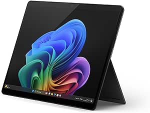 Microsoft Surface Pro | Copilot  PC | 13” OLED Touchscreen | Snapdragon® X Elite | 16GB RAM | 256GB SSD | Ultimo modello 11esima edizione | Nero | Esclusività Amazon