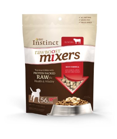 Natures Variety Instinct Raw Boost Mixers Grain-Free Freeze Dried Meal Toppers for Dogs