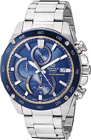 Casio Men's EFS-S500DB-2AVUEF Edifice Analog Display Quartz Blue/Silver Watch