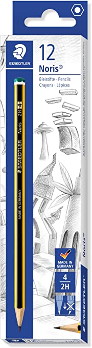 Staedtler 120-4 Noris Pencils 2H (Box of 12)