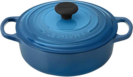 Le Creuset Signature Round Wide 3-1/2-Quart Dutch Oven, Marseille