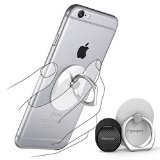 Car Mount Spigen Style Ring Car Mount Holder Never Drop Your Phone Ring Grip Stand Holder Kickstand for Nexus 5x Nexus 6P iPhone 6s66s Plus6 Plus and More - White SGP11760