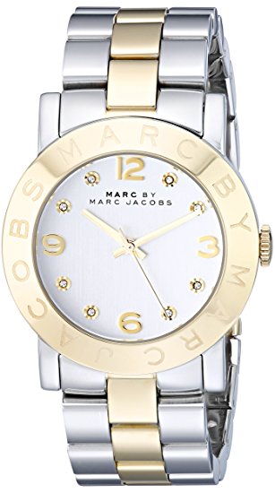 Marc by Marc Jacobs Women's MBM3139 Amy Rose-Tone Stainless Steel Watch with Link Bracelet