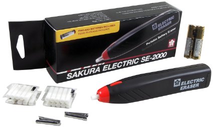 Sakura SE2000 Electric Eraser Kit, Black