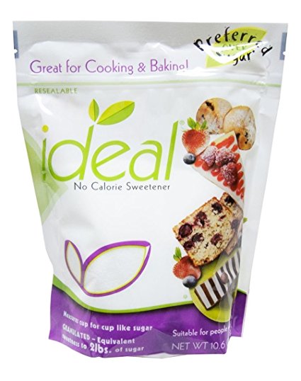 Ideal No Calorie Sweetener 10.6 Ounce Baking Bag