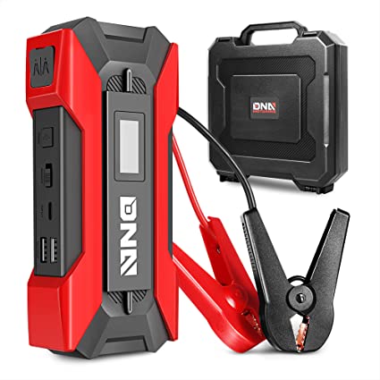 ‎DNA MOTORING TOOLS-00214 12V 1500A 15000 mAh Multi-Function Portable Car Battery Jump Starter for Up to 7.0L Gas & 5.5L Diesel Engine, with Carry Case, Orange