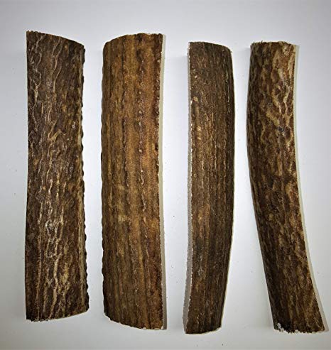 Extra Small 4 Pack (Splits) All Natural Premium Grade A. Elk Antler Chew. Naturally Shed, Hand-Picked, and Made in The USA. NO Odor, NO Mess. GUARENTEED SATISIFACTION. for Dogs 10-20 lbs