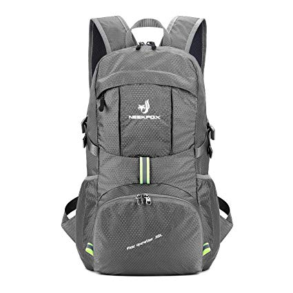 NEEKFOX Lightweight Packable Travel Hiking Backpack Daypack,35L Foldable Camping Backpack,Ultralight Outdoor Sport Backpack