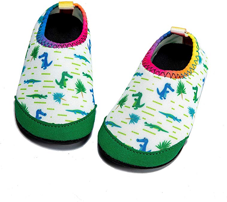 Panda Software Baby Boys Girls Water Shoes Infant Barefoot Quick -Dry Anti- Slip Aqua Sock for Beach Swim Pool
