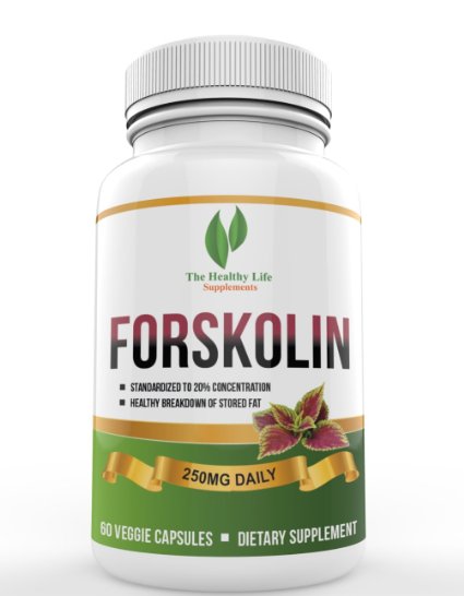 Pure Forskolin Capsules - Highest Grade Supplement & Powerful Antioxidant, Helps in Weight Loss and Boosts Energy for Women & Men