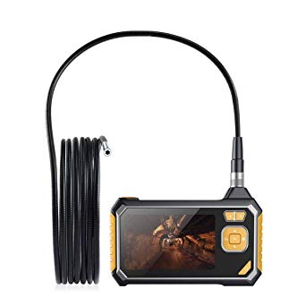 Digital Endoscope with Monitor, AntScope Handhold Industrial Borescope Camera with 4.3-inch Color LCD Screen, 8mm Waterproof Cable, 6 LED Lights, 2600mAh Lithium-Ion Battery - 3.3FT