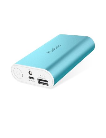 Yoobao® M3 7800mAh Ultra Slim Portable Charger External Battery Pack Power Bank with LED Flashlight for Android Device, Apple iPhone 6 plus,5 5s 5c,4,4s / Samsung Galaxy S5,S4,S3 Note 4, Note 3 / Blackberry Passport /iPad Air 2 and More(Blue)