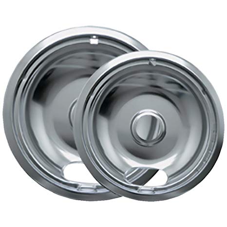 Range Kleen 12782Xcd5 Style A Chrome Drip Pans, 2-Pack