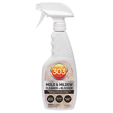 Mold and Mildew Remover - Cleaner for Bathroom, Kitchen, Boat, Car, Outdoor and more. Best for blocking and preventing new stains 2 in 1 Formula. 16oz 303