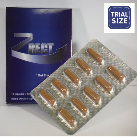 Zrect Natural Male Enhancer and Testosterone Booster Trial Pack 4 pills