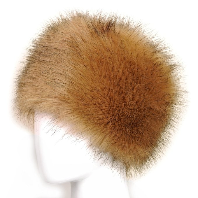 Futrzane Faux Fur Cossak Russian Style Hat for Ladies Winter Hat for Women