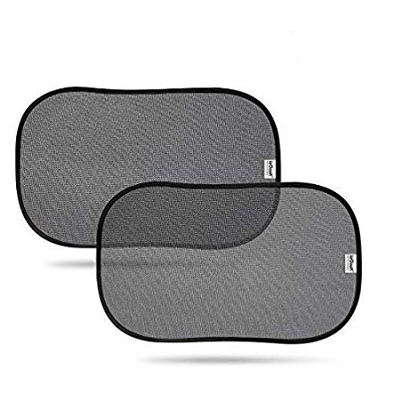 ieGeek Car Sun Shades Cover, Car Window Shade, UV Protection for Baby Children Kids Pet, Fit Most Cars, without Clings or Suction Cups, Privacy Protection Side Window Sunshade Window Curtain(44*35cm, 2 Pack)