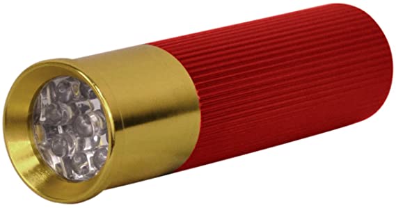 Shotgun Shell Flashlights - 3 Pack, LED, Aluminum, with batteries