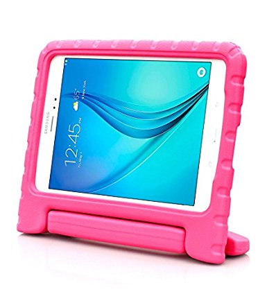 Samsung Galaxy Tab A 8.0 Case - i-Blason ArmorBox Kido Series Light Weight Super Protection Convertible Stand Cover Case 2015 Release (Pink)