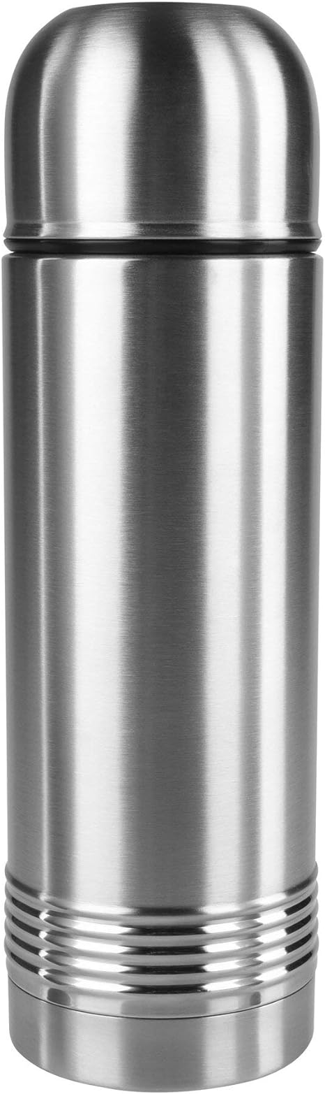 Tefal Senator Vacuum Flask, Stainless Steel, Silver, 1 Litre