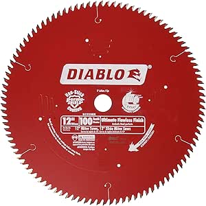 Freud D12100X 100 Tooth Diablo Ultra Fine Circular Saw Blade for Wood and Wood Composites, 12-Inch (2 PACK)