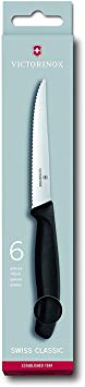 Victorinox steak Swiss Classic Knife-Set, Stainless Steel, Black, 30 x 5 x 5 cm