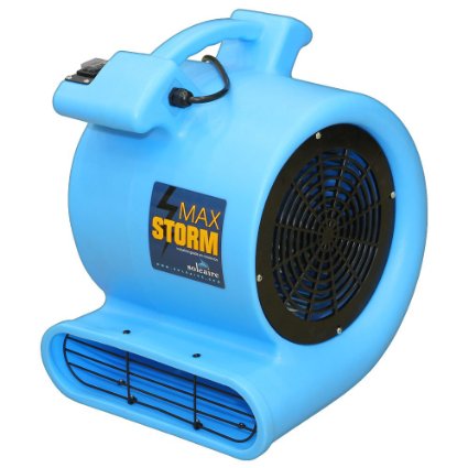 Soleaire max2915 High Velocity Air Mover Carpet Dryer Floor Fan Blue