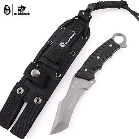 HX outdoors Army Survival Tactical Knife Outdoor Tool Fixed-Blade Knives Camping Hiking Tools