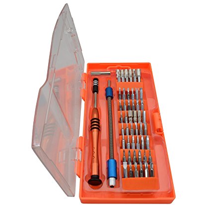 MLTOOLS® 58-Pieces Multi-Magnetic-Bit Precision Screwdriver Set PS581 for Electronics PC Laptop Mobile Cell Phone, Video Game and More - 100% customer satisfaction guaranteed!