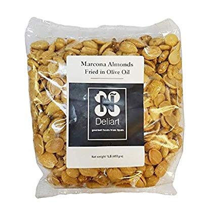 Deliart Spanish Marcona Almonds Fried in Olive Oil - 1 lb