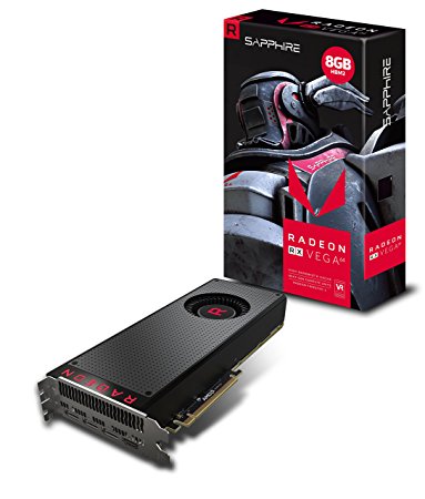 Sapphire Radeon RX VEGA 64 8GB HBM2 HDMI / TRIPLE DP PCI-E Graphics Card 21275-02-20G