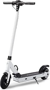 Schwinn Tone 1 Mens and Womens Electric Scooter, Fits Youth/Adult Riders Ages 13 , Max Rider Weight 220lbs, Max Speed of 15MPH, Lightweight, Folding, Locking Aluminum Frame, White