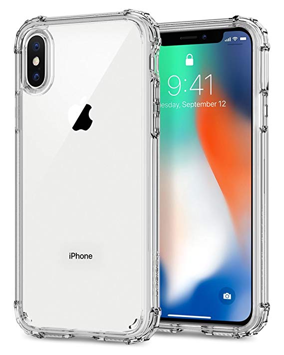 Spigen Apple iPhone X Shell Case - Clear Crystal