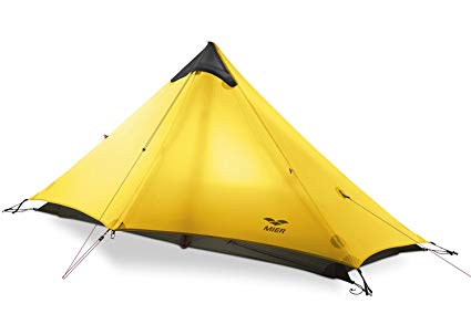 MIER Ultralight Tent 3-Season Backpacking Tent for 1-Person or 2-Person Camping, Trekking, Kayaking, Climbing, Hiking (exclude Trekking Pole)