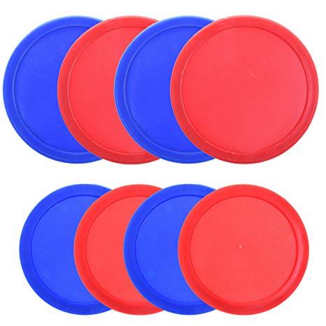 COSMOS Pack of 8 Home Air Hockey Pucks for Game Table