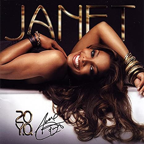Janet Jackson Signed Autographed 20 Y.O. Record Album Cover LP Autographed Signed Facsimile