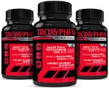 TROXYPHEN ELITE Ultimate Muscle Building Supplement  Testosterone Booster  NO2  Growth  Energy  NEW FORMULA - GET SWOLE Available Only from truDERMA  120 Capsules - 30 Day Supply