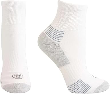 Doctor's Choice Diabetic Crew Socks, Half-Cushioned, Non-Binding, 2pk, Multiple Colors and Sizes