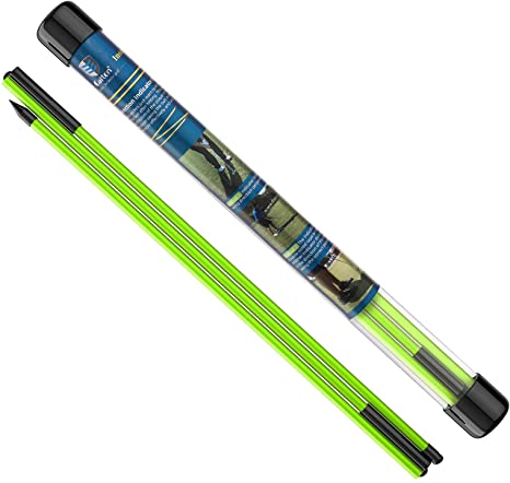 MoKo Golf Alignment Sticks Training Aid 2 Pack, 3-Section 48" Golf Swing Trainers Foldable Practice Rods Aiming Sticks