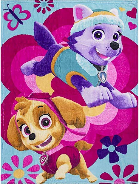 Paw Patrol Kids Fleece Soft Blankets (Pink)