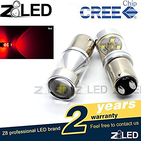 (Pack of 2) Top Quality 1157 / Bay15d / 2057 / 2357 / 7528 Cree 30w Equivalent LED Tail Brake Light