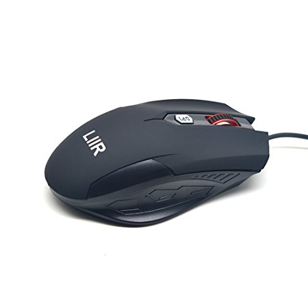 LIIR G31 game mice, 3 Adjustable DPI Levels: 1600/1200/800dpi