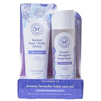 The Honest Company 2 Piece Dreamy Lavender Shampoo with Body Wash & Lotion Bundle, 1.5 Pound