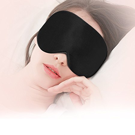 Natural Silk Sleep Mask Super-smooth Soft Sleeping Eye Mask With Adjustable Strap