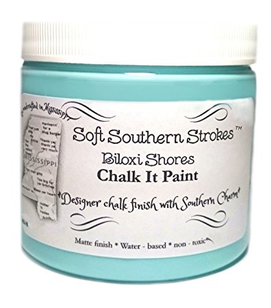 Chalk It Paint Finish for Furniture Arts Crafts and More 8 oz. Biloxi Shores