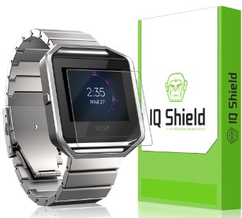 IQ Shield LiQuidSkin 6-Pack - Fitbit Blaze Screen Protector and Warranty Replacements - HD Ultra Clear Film - Protective Guard - Extremely Smooth  Self-Healing  Bubble-Free Shield